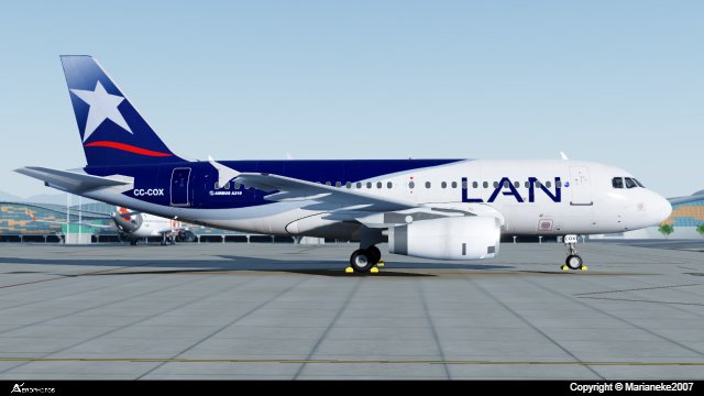 Airbus A319-132 CC-COX